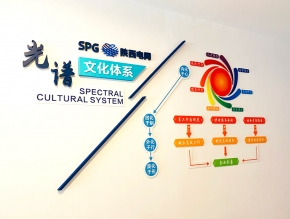 陕西地电光谱文化墙